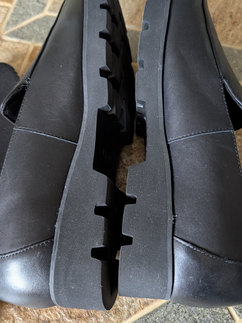 Vionic Kensley Women's Black Leather Shoes Sz 9 - Picture 5 of 10
